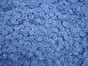 Sequins Cup 6mm Blue Opaque 25g Clothing Clothes Dancing Costumes - Imagen 1 de 1