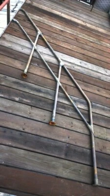 rambarde escalier style bateau bronze laiton - Photo 1/4