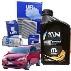 Kit Tagliando 3 Filtri Ufi Lancia Ypsilon 1.2 Gpl 3 Lt Olio Multipower Dal 2011 - Foto 1 di 7