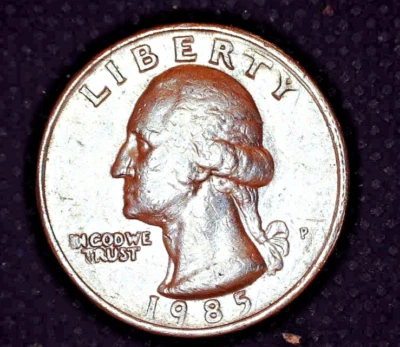 { 1985 P U.S. Quarter Mint Errors - Image 1 of 4