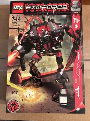 LEGO Exo-Force 7702 Thunder Fury NEW! Mech Robot Light-Up Brick Devastator - Image 1 of 2