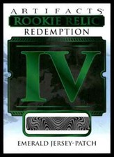 2023-24 Upper Deck Artifacts Rookie Relic Redemption Emerald Jersey-Patch #IV