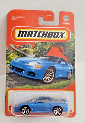 Matchbox 2024 74/100 MBX Highway 1994 Mitsubishi 3000GT azul Foto 1 de 3