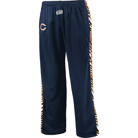Zubaz NFL Men's Chicago Bears Zebra Accent NFL Stadium Pants Cover