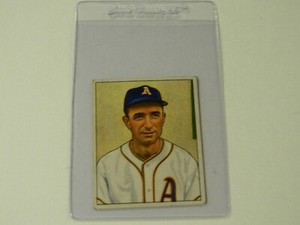1950 BOWMAN #140 PETE SUDER Philadelphia A's Baseball Card - Mid Grade