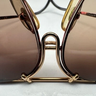 Gafas de sol raras con montura dorada/roja Porsche Design (unisex) PAT. EE. UU. Nº 4 176 921 Foto 1 de 4