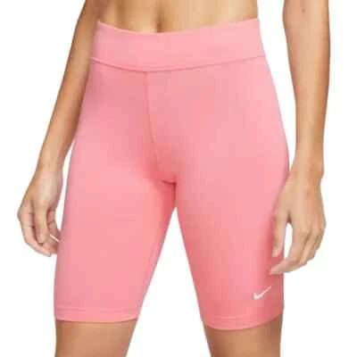 Nike Mujeres Ropa Deportiva Esencial Tiro Medio Bicicleta Pantalones Cortos Pequeños Rosa CZ8526-611 NUEVO Foto 1 de 4