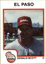 1987 El Paso Diablos ProCards #3 Donald Scott