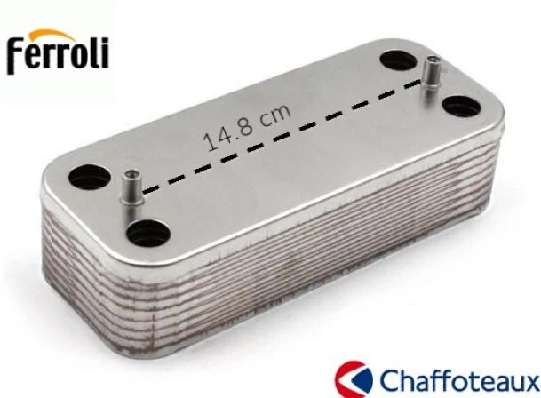 CHAFFOTEAUX SCAMBIATORE SANITARIO TERMOTEK CALDAIA 12 PIASTRE 148cm