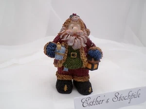 Weihnachtsmann Figur Resin 5 1/2" - Bild 1 von 4
