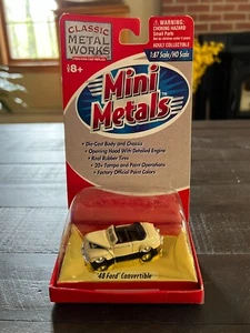 Classic Metal Works Mini Metals #30102 1948 Ford Convertible 1/87 Cream - Picture 1 of 4