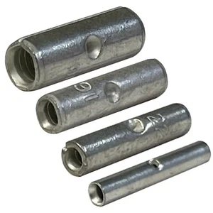 Kit 200 Pezzi Connettore Butt a Crimpare Non Isolato Giunzione Filo Terminale Non Isolato - Foto 1 di 12