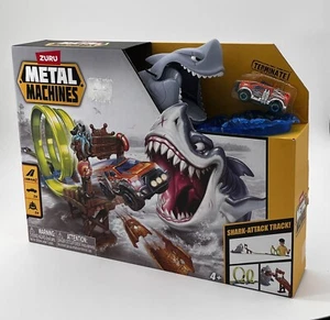 Rennbahn Stuntrampe Metal Machines Hai Angriff   zuru - Bild 1 von 3