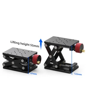 High Precise Z-axis Manual Lifting Platform Displacement Lab Jack Slide Platform - Picture 1 of 3