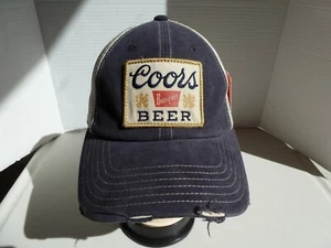 Cappello camionista birra American Needle Coors rete regolabile snapback ricamato NUOVO - Foto 1 di 11