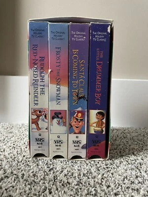 Christmas Classics Series VHS Frosty, Rudolph, Santa Claus, & Little Drummer Boy - Image 1 of 4