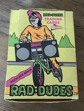 1990 Pacific Rad Dudes Trading Cards Wax Box 36 SEALED packs *Noles2148*