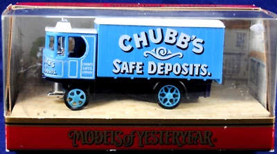 Matchbox of Yesteryear No:Y-37 1929 GARRETT STEAM WAGON CHUBB'S SAFE DEPOSIT MIB - Image 1 of 4