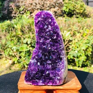 1,54 Pfund Top natürlicher Amethyst Uruguay Höhle Kristall Cluster Edelstein Geode Heilung - Bild 1 von 13