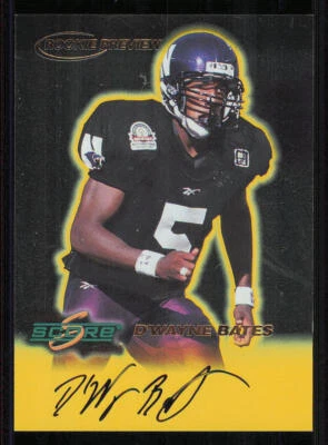 1999 Score Rookie Preview AUTO #2 D'Wayne Bates /600 - Image 1 of 2