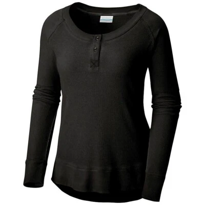 NUEVA CAMISA TOP JERSEY TÉRMICO HENLEY LAVADO PINO OTOÑO COLOMBIA NEGRA XS para mujer Foto 1 de 4