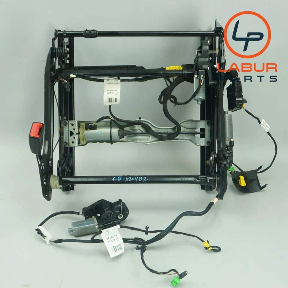 X204 08-15 梅赛德斯 C GLK 级前右下座轨道带电机 Z4270 — 第 1/4 张图片