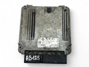 VW Engine Control Unit ECU 03C907309D 0261S06338 (AB125) - Picture 1 of 4