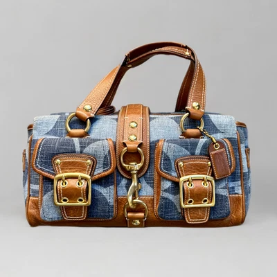 Bolso de hombro Coach Legacy Mandy Denim 10827 China Foto 1 de 4