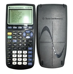 Texas Instruments TI-83 Plus Graphing Calculator w/ Cover - TESTED WORKS *READ* - Picture 1 of 9