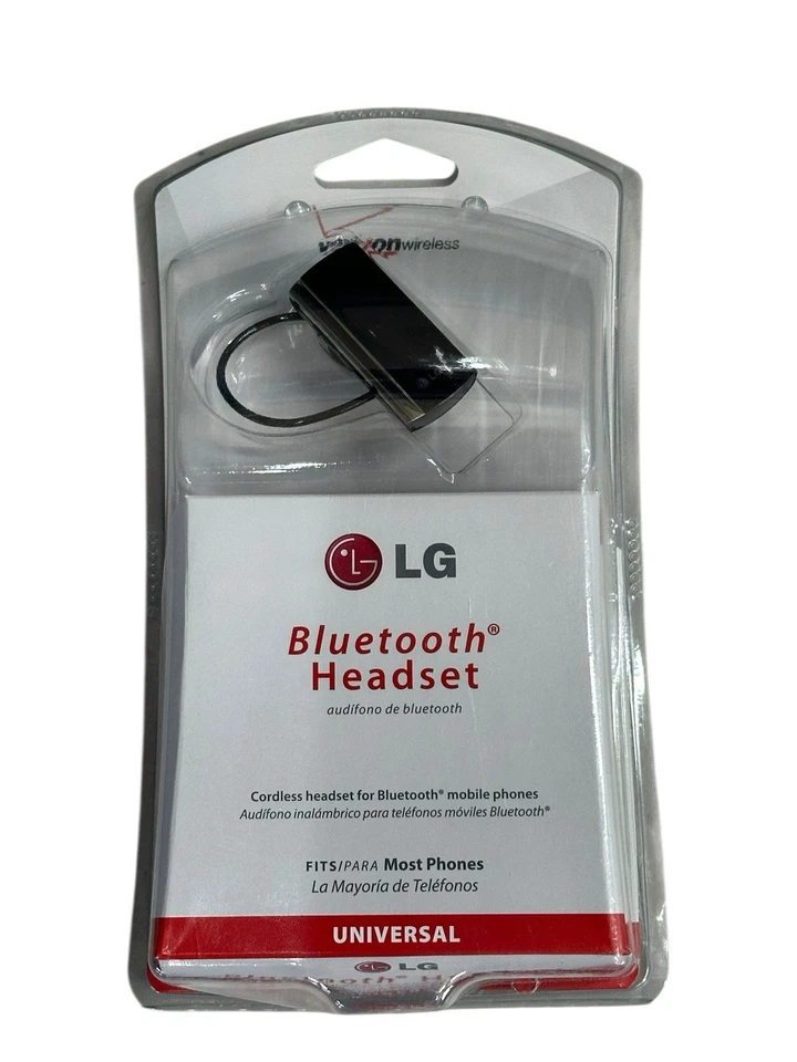 Verizon Wireless LG Bluetooth Headset LG Universal LBT210Z New In Box - Image 1 of 2