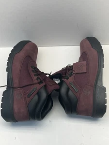 Timberland Field Boot Burgundy Red SIZE 8 Mens Waterproof Boot Shoe TBOA1 (2209) - Picture 1 of 8