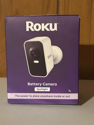 Roku - Battery Camera Plus for Home Monitoring 1080p HD, 4X Rechargeable Ba... - Image 1 of 4