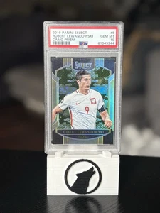 2016 Panini Select Robert Lewandowski #5 Camo Prizm 20/20 Book End PSA 10 - Picture 1 of 4