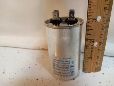 Condensador de compresor para deshumidificador / AC Danby y otros; 40uF 250VAC 5% Foto 1 de 4