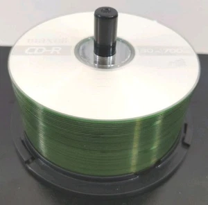 Maxell CD-R, 80 min, 700MB, 52 New Discs Remaining in an Open Spindle Container. - Picture 1 of 5