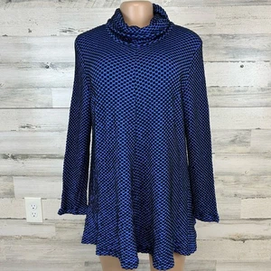 Annikki Karvinen Handmade Finland Longsleeve Stretchy Tunika Size Large Artsy - Bild 1 von 13