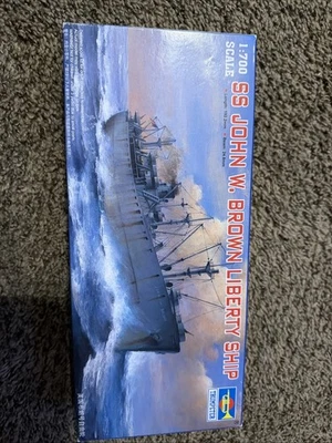 Trumpeter 05756 1/700 Jeremiah O Brien/ John W. Brown Liberty Ship Static Model - Image 1 of 2