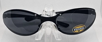 Gafas de sol Fossil Eclipse MS32670001 negras 64□16 124 envolventes semi sin montura gris oscuro Foto 1 de 4