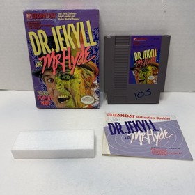 Dr. Jekyll and Mr. Hyde (Nintendo 1989) NES CIB Complete W/ Box & Manual Tested
