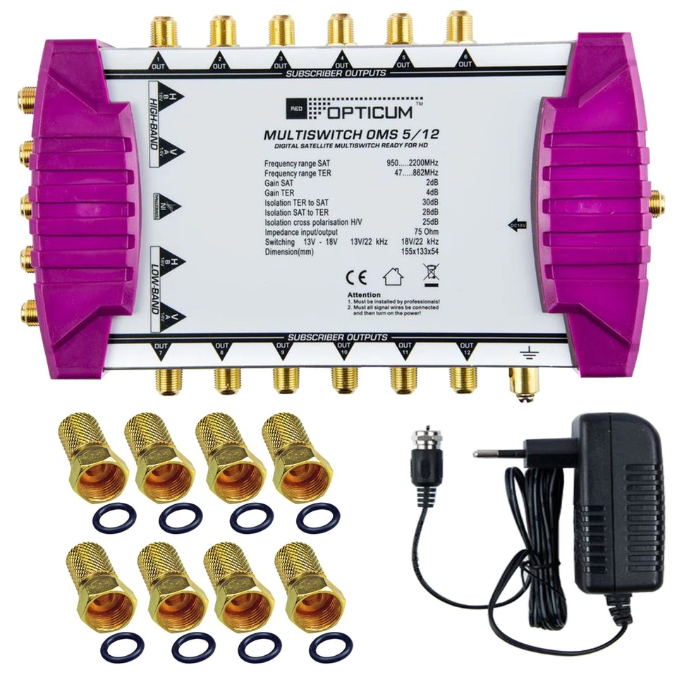 OPTICUM Multischalter OMS 5/12 Gold Line (2003)