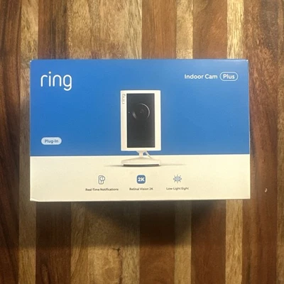 New 2025 Ring - Indoor Cam Plus - Privacy Cover, 4x Zoom, Retinal 2K - Image 1 of 4