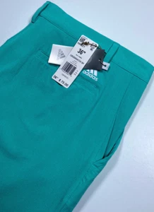 Adidas Ultimate 365 Stretch Golf 9" Shorts 30 40 42 Crosshatch Semi Mint Q4 - Picture 1 of 7