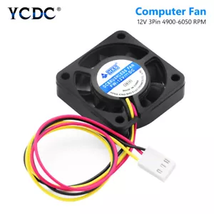 Fan Small CPU Computer Quiet Cooler PC Case Replacement 3 Pin 40x40x10mm Cooling - Picture 1 of 8