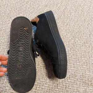 Halbschuhe Bench Sneaker Schnürer Echtleder schwarz - Bild 1 von 12