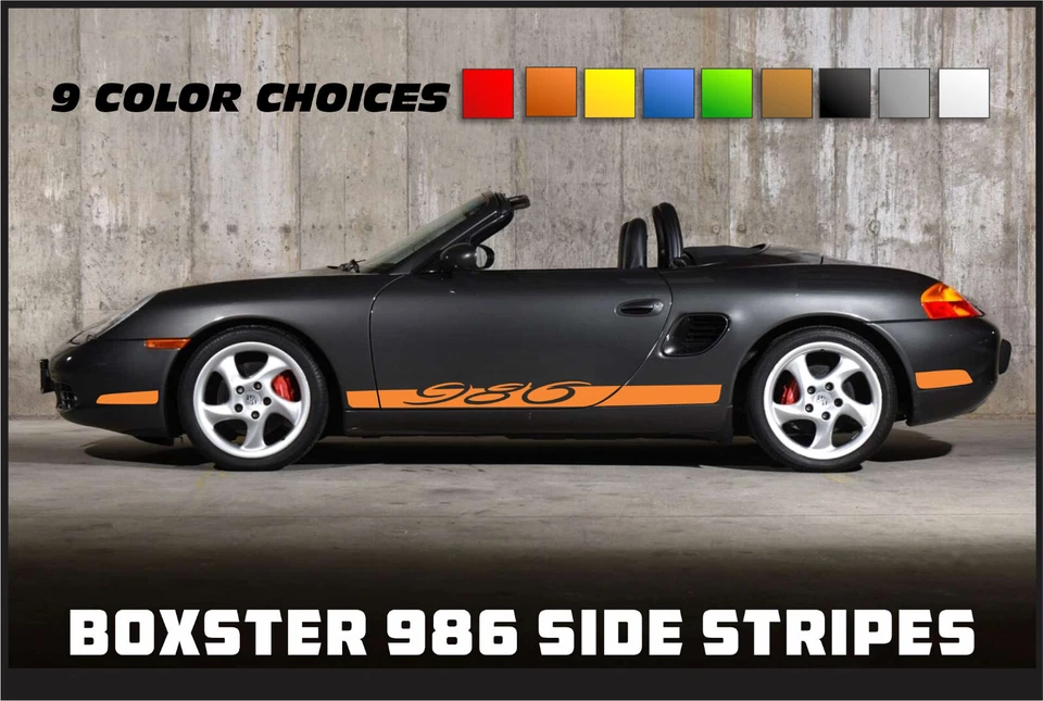 986 Side Stripes for Porsche Boxster- FREE GIFT- FAST US SHIPPING - Image 1 of 4