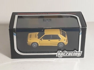 Hpi 1:43 8060 - Lancia Delta HF Integrale Gialla - yellow - mint - RARE - Immagine 1 di 4