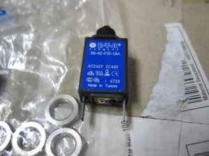 NUOVO CON SCATOLA 3 PEZZI ETA 106-M2-P30-1.8A INTERRUTTORE 240VAC/48VDC PUSH TO RESET P9371 - Foto 1 di 3