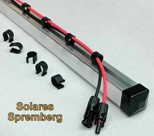 Alternative Kabelbinder / Kabelclip Nut 8 10 schwarz Innen.- Außenbereich Solar - Bild 1 von 11