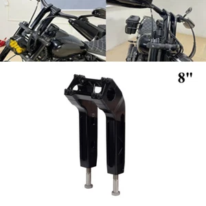 Pullback Style 8" Handlebar Riser Kit For Harley Road King Sportster 883 1'' Bar - Picture 1 of 9