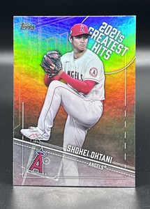 2022 Topps Series 1 SHOHEI OHTANI 2021's Greatest Hit  #21GH-10 Rainbow Foil